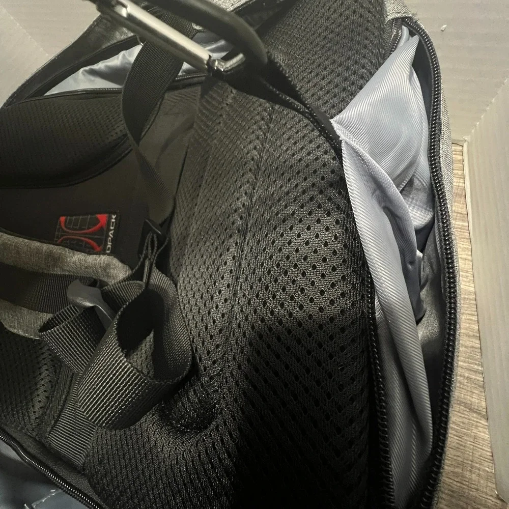 Kopack Laptop Backpack USB Charging Port Anti-Theft‎ Grey Travel Work Bag